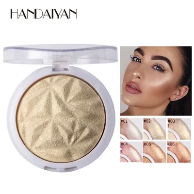 Oil Control Brightening Facial Concealer Makeup Baked Powder Cosmetic Compact Powder