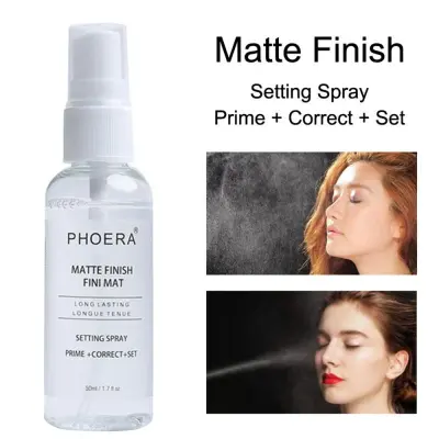 Matte Bottle Setting Spray Oil-Control Natural Long Lasting Make Up Fix Foundation Spray