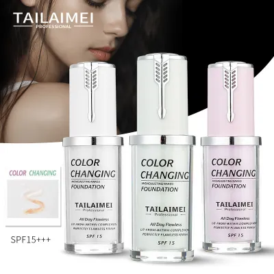 40ML Color Changing Liquid Foundation Oil-Control Concealer Cream
