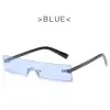 Black Frame-Blue Lens