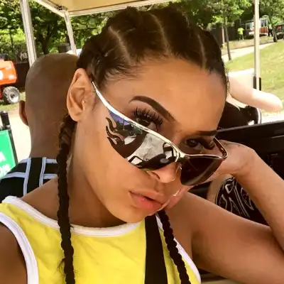 Fashion Irregular Flame Lens Sunglasses