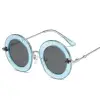 6# Transparent Blue-Black Grey