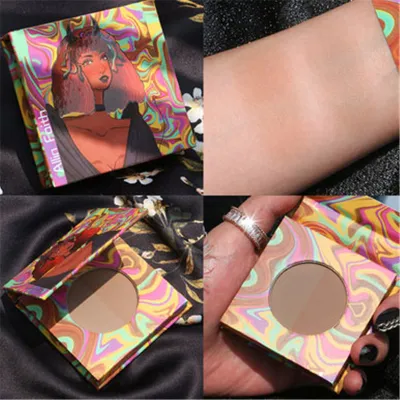 Double Color Shiny Glitter Contour Highlighter