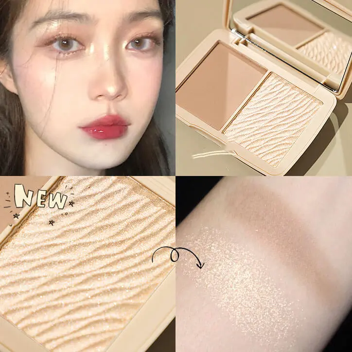 4 Colors Blush Matte Bead Light Repairing Powder