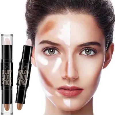 Women Daily Makeup Double Color Contour Pen