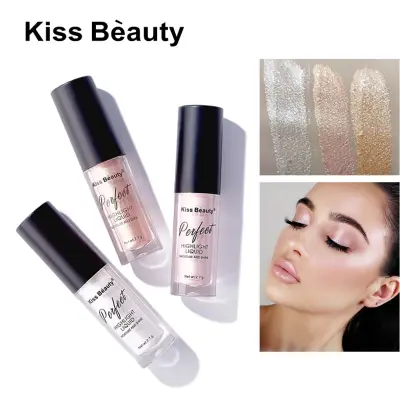 3 Color Women Metallic Brilliant Glitter Liquid Highlighter
