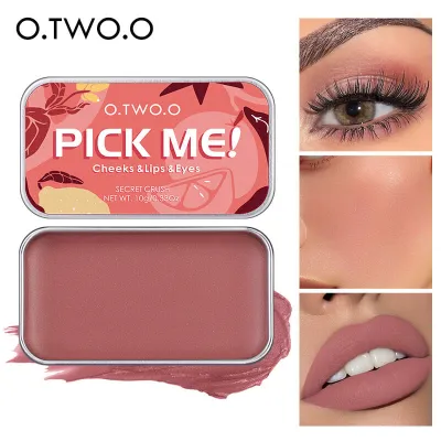 8 Color Women Multifunctional Matte Makeup Palette Lipstick Blush Eyeshadow 3 In 1