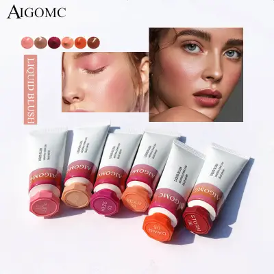 6 Color Long Lasting Natural Gel Creamy Liquid Blush