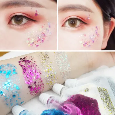 16 Colors Body Face Sequin Gel