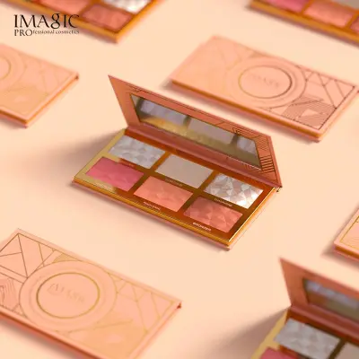 6 Colors Women Fashion Facial Highlighter Powder