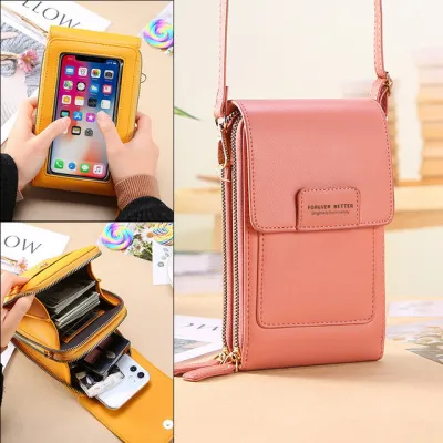 Touch Screen Mobile Phone Bag Messenger Key Coin Bag Crossbody Bag