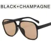 Bright Black Frame Champagne Slices