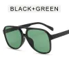 Bright Black Frame Green Film