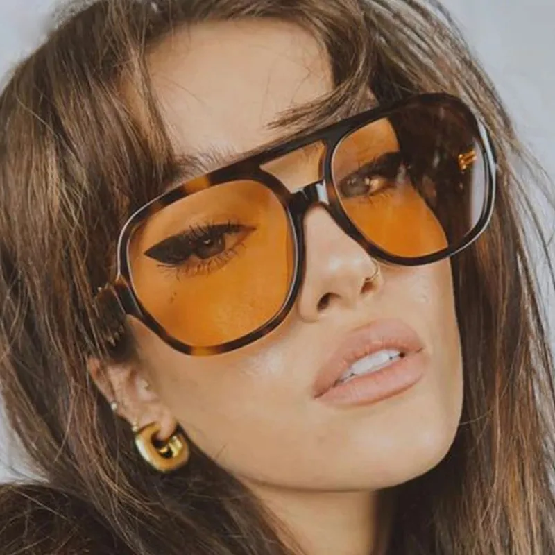 Women Fashion Big Frame All-match Sunglasses