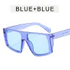 Transparent Blue Frame Blue