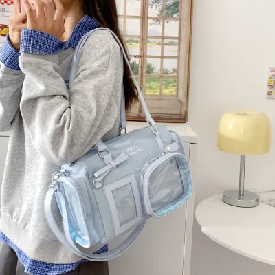 Steamed Bread Cat Pain Bag Fatton Joint Tote Bag Commuter Large Capacity Single Shoulder JK Crossbody Bag Handbag Women'S