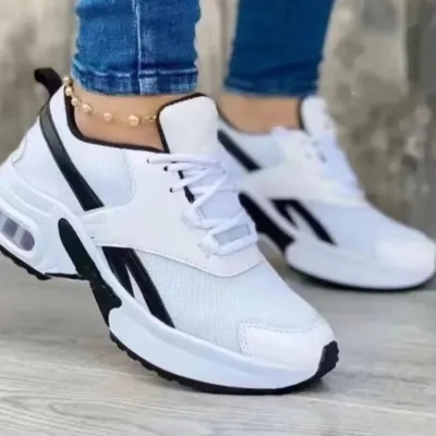 Women Fashion Plus Size Mesh Breathable Sneakers