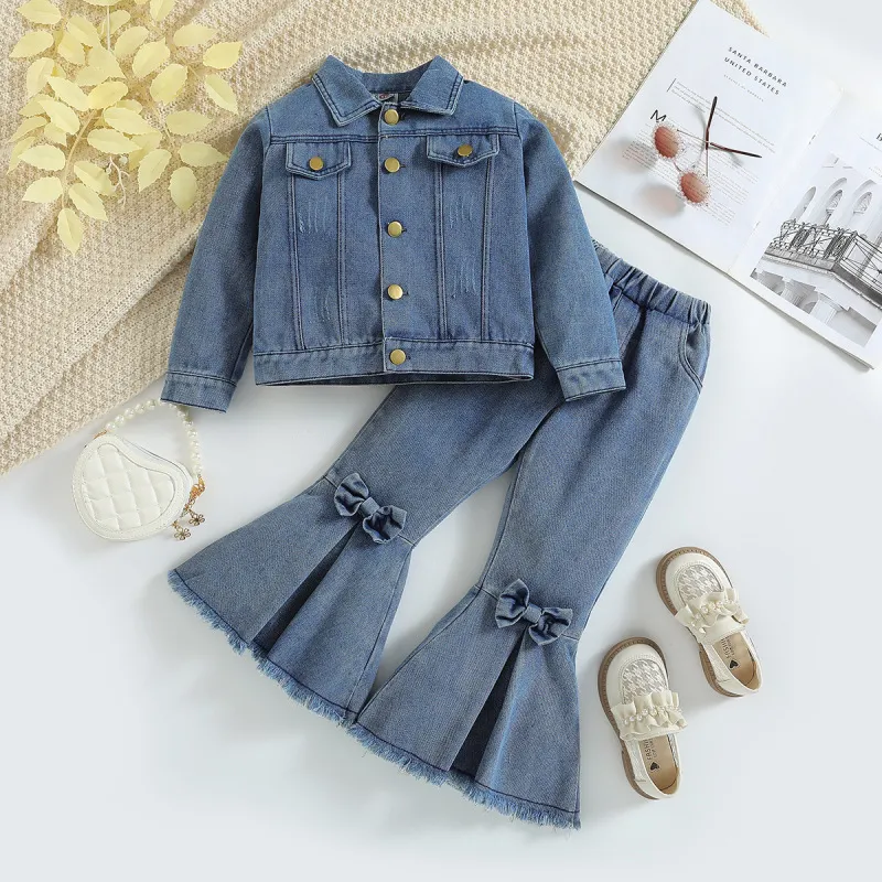 Kid Girls Fashion Denim Set