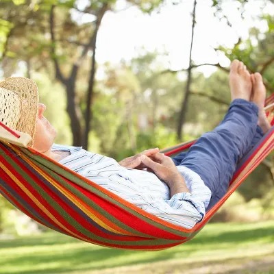190*80CM Portable Wooden Stick Hammock