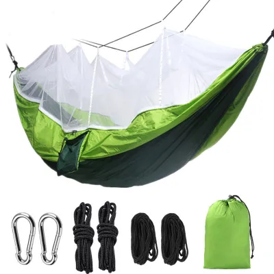 260*140CM Portable Mosquito Net Double Hammock