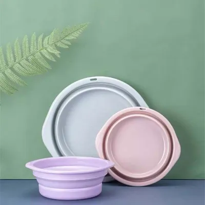 31*11cm Outdoor Travel Portable Foldable Plastic Basin