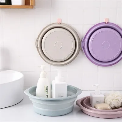 35*12cm Outdoor Travel Portable Foldable Plastic Basin