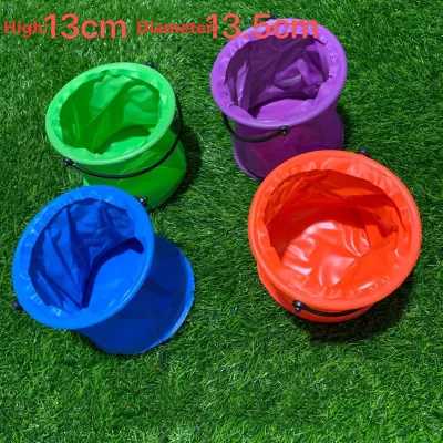 13*13.5cm Bright Color Folding Bucket
