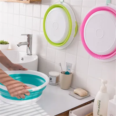 35*12cm Portable Thickened Folding Basin