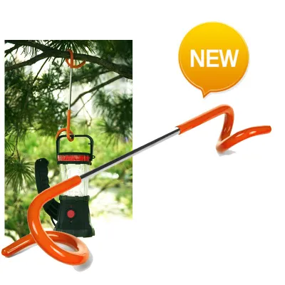 Outdoor Camping Multifunctional S-shaped Spiral Hook Two-way Hook