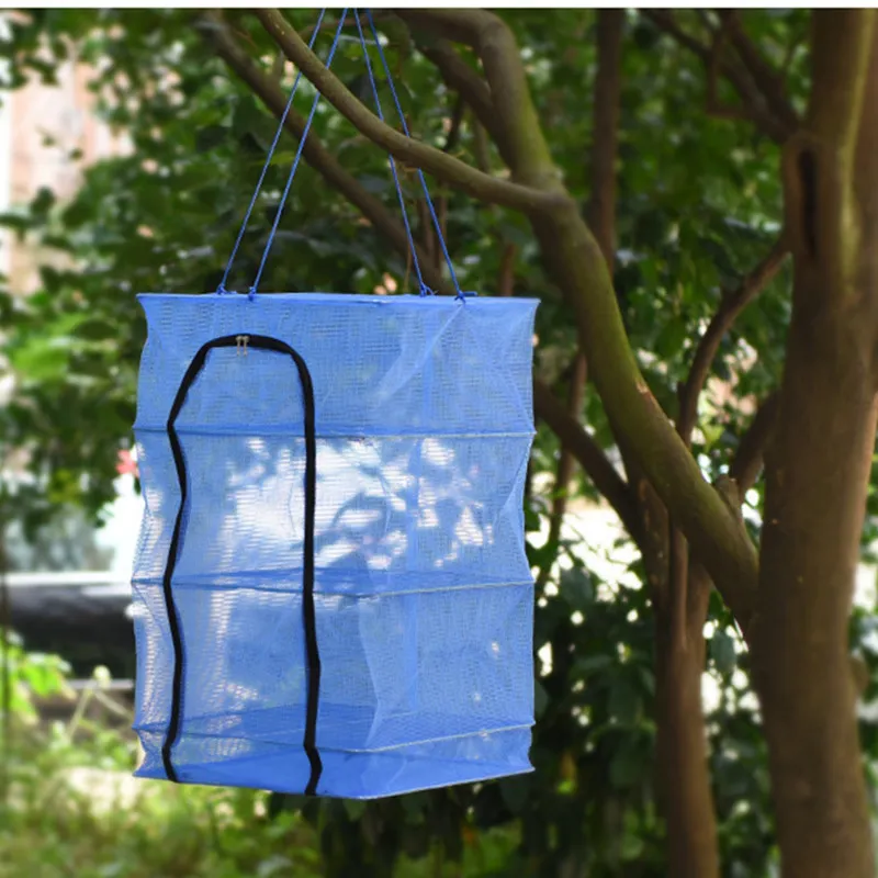 50*50*65CM Multilayer Anti-fly Insect Drying Net Fishing Gear