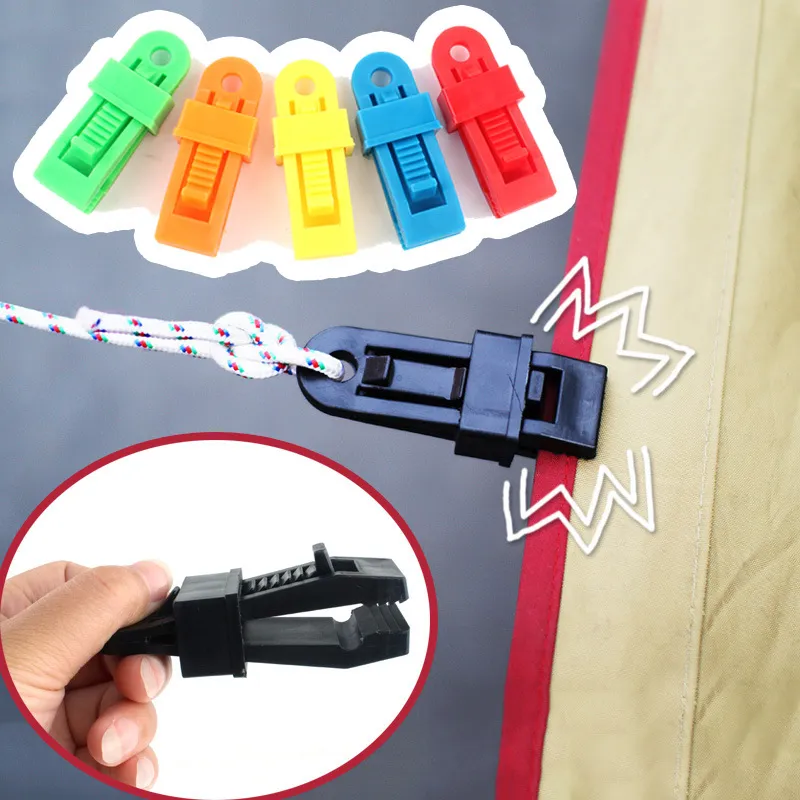 Sunshade Windproof Fixed Buckle Plastic Tent Clip