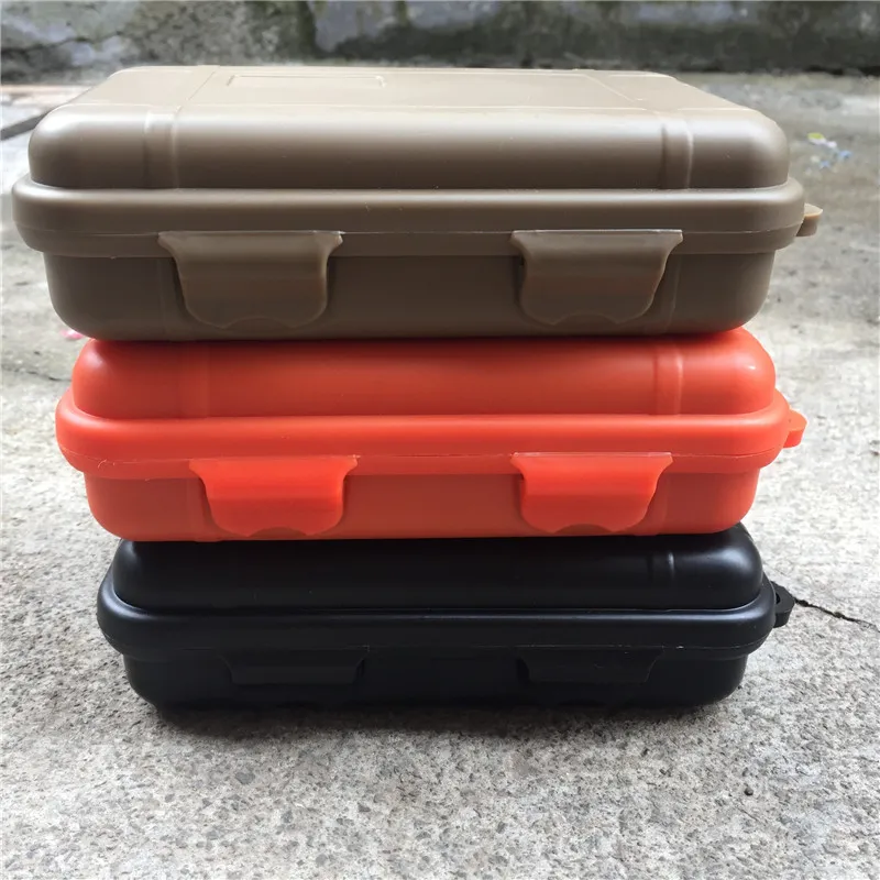 165*105*50mm Outdoor Waterproof Sealed Plastic SOS Storage Box