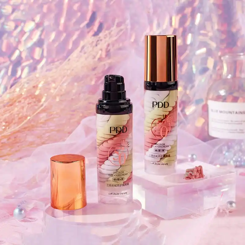 Three-color Bird Feces Isolation Cream Moisturizing Makeup Primer Concealer