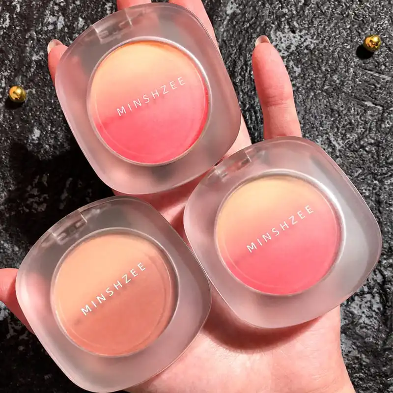 Gradient Face Blush Palette Natural Powder Rouge Makeup