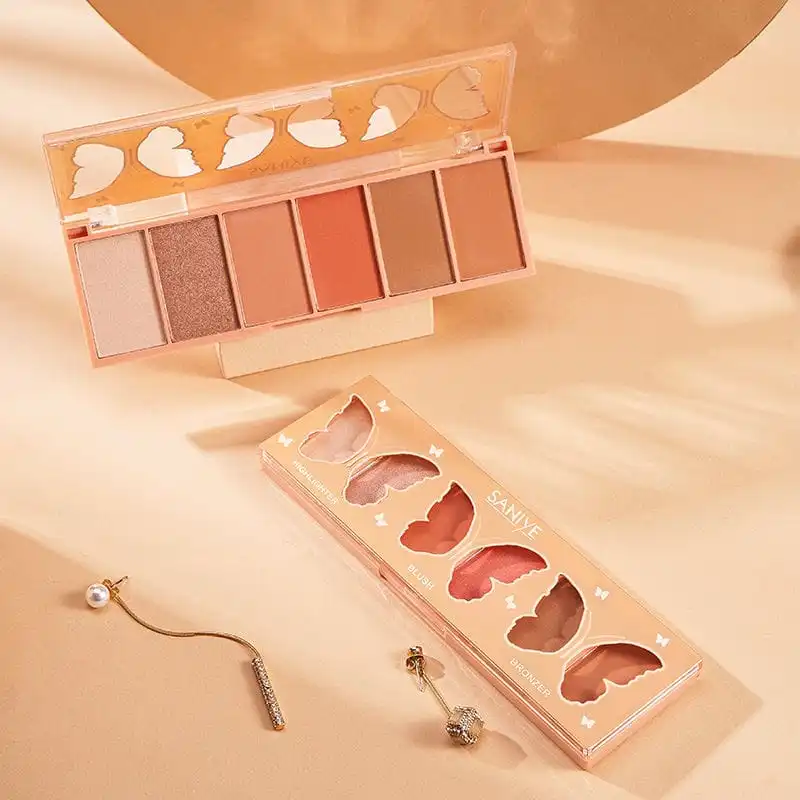 Three-color In One Shadow Powder Highlight Blush