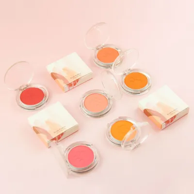 10 Colors Cat Paw-Shaped Rouge Monochrome Blush Customized