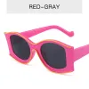 Rose Red Frame Gray