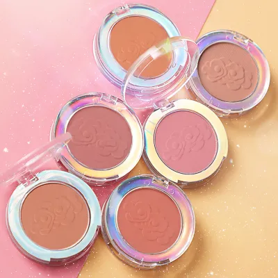 Neutral Custom Makeup Non-brand Monochrome Pearlscent Eyeshadow Blush