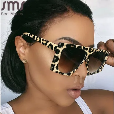 Women Chic Large Frame All-match Sunglasses