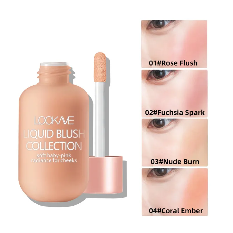 Women Makeup Cute Milk Bottle Liquid Blush