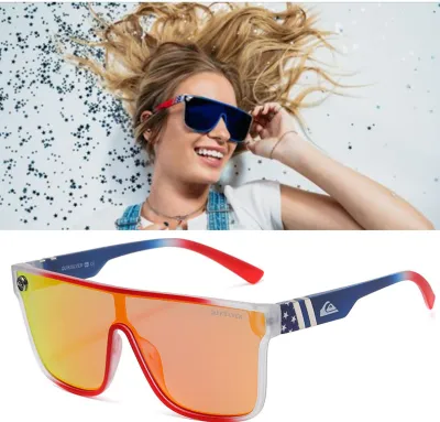 Unisex Outdoor Anti-UV All-match One-Piece Sunglasses