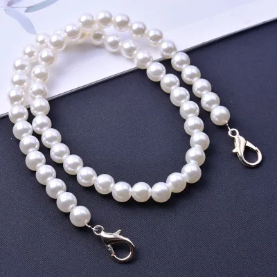 Shiny Pearl Beaded Bag Accessory Crossbody Bag Strap