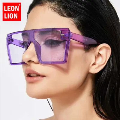 Women Exaggerated Oversized Square Frame Sunglasses