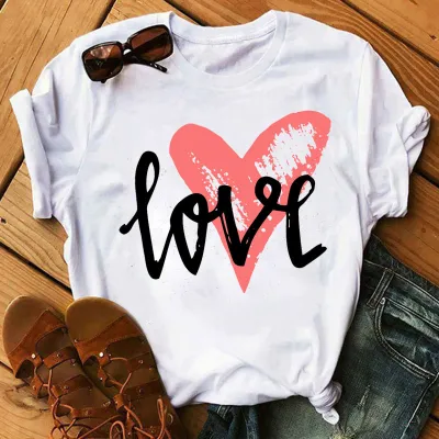Women Mother Casual Letter Graphic Printed Short Sleeves T-Shirt