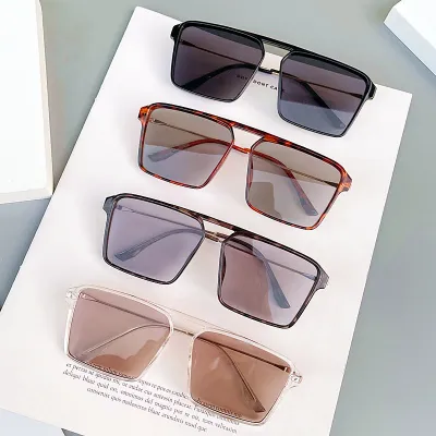Unisex Summer Vinatge Square Frame All-match Sunglasses