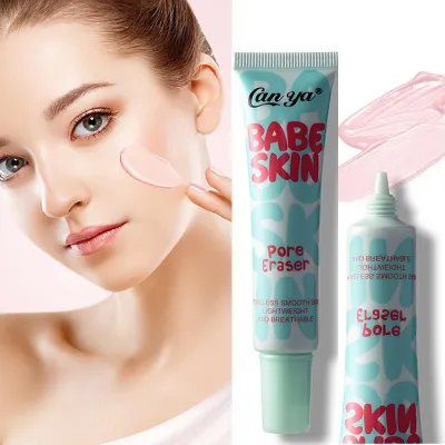Women Fashion Face Shrinking Pore Base Smooth Brightening Invisible Pore Lasting Concealer
