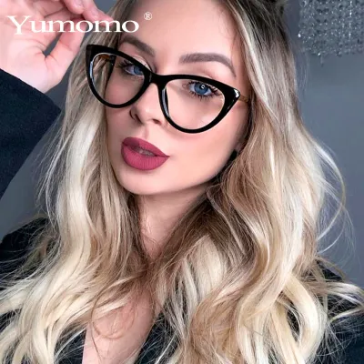 Fashion Retro Oval Frame Anti-Blue Light Personality Flat Mirror