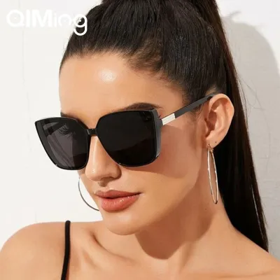 Unisex Fashion Oval Frame Uv Blocking Sunglasses