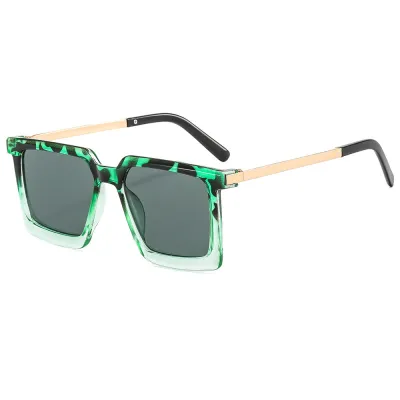 Women Fashion Vintage Square Frame Pc Lens Sunglasses