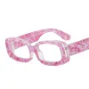 C16 Pink Flower Frame Transparent